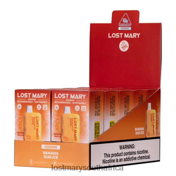 LOST MARY OS5000 Banana Duo Ice - Lost Mary Vape South Africa L6R88J2