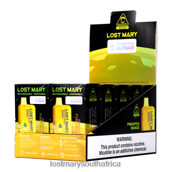 LOST MARY OS5000 Pineapple Mango - Lost Mary Vape Sale L6R88J57
